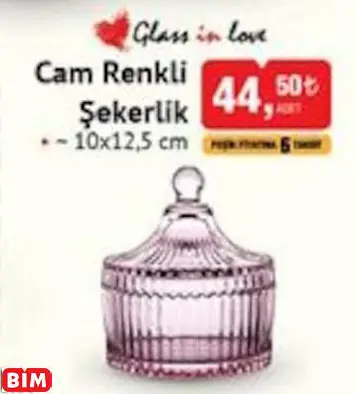 GLASS İN LOVE CAM RENKLİ  ŞEKERLİK